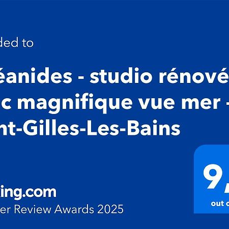 Oceanides - Studio Renove Avec Magnifique Vue Mer - Saint-Gilles-Les-Bains Экстерьер фото